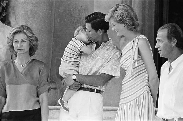 HRH Princess Diana, The Princess of Wales and her husband HRH Prince Charles