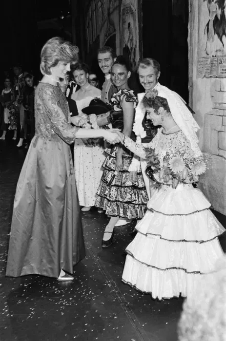 Framed Print : HRH Princess Diana, The Princess of Wales, in Oslo, Norway