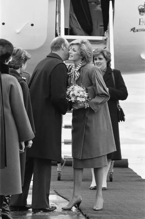 Framed Print : HRH Princess Diana, The Princess of Wales, in Oslo, Norway