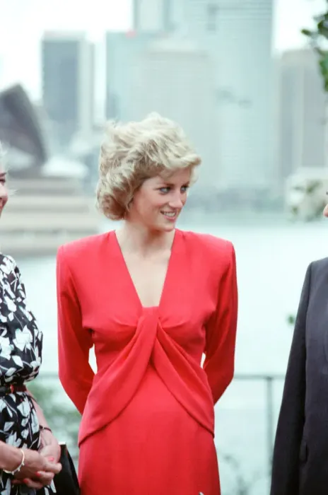 Framed Print : HRH Princess Diana, The Princess of Wales during her tour of Australia in 1988