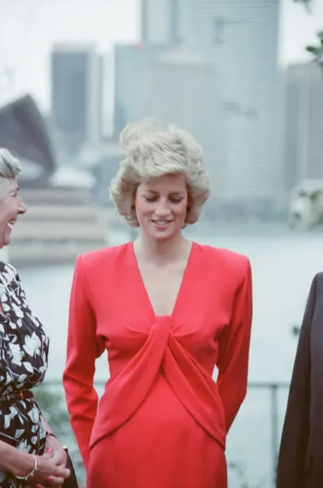 Framed Print : HRH Princess Diana, The Princess of Wales during her tour of Australia in 1988