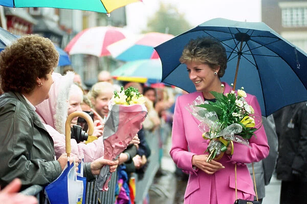 HRH The Princess of Wales at Edwards Trust in Edgbaston