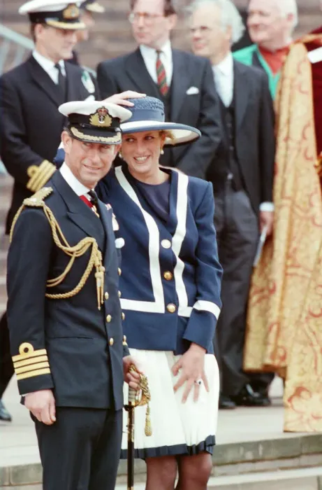Framed Print : HRH The Princess of Wales, Princess Diana, and HRH The Prince of Wales
