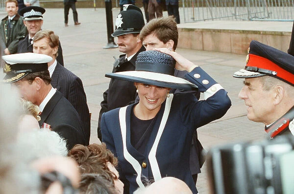 HRH The Princess of Wales, Princess Diana, and HRH The Prince of Wales