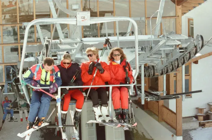 Framed Print : HRH The Princess of Wales, Princess Diana, enjoys a ski holiday in Lech, Austria Framed Print : HRH The Princess of Wales, Princess Diana, enjoys a ski holiday in Lech, Austria
