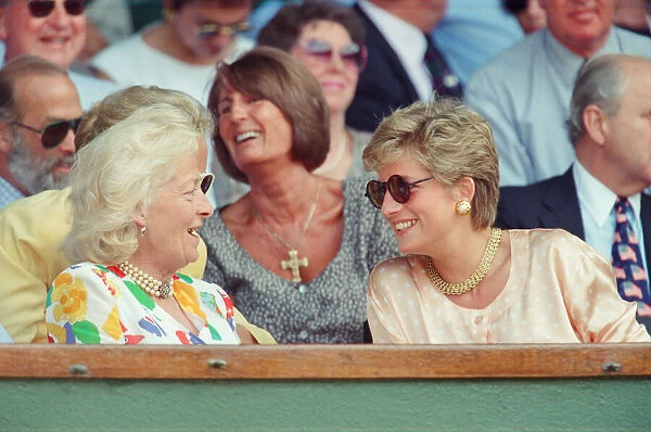 HRH The Princess of Wales, Princess Diana, attends the 1993 Men