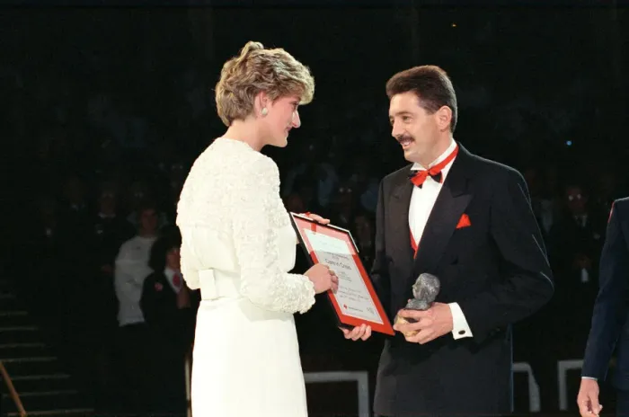 Framed Print : HRH The Princess of Wales, Princess Diana, attends the Red Cross-Daily Mirror Care in Framed Print : HRH The Princess of Wales, Princess Diana, attends the Red Cross-Daily Mirror Care in