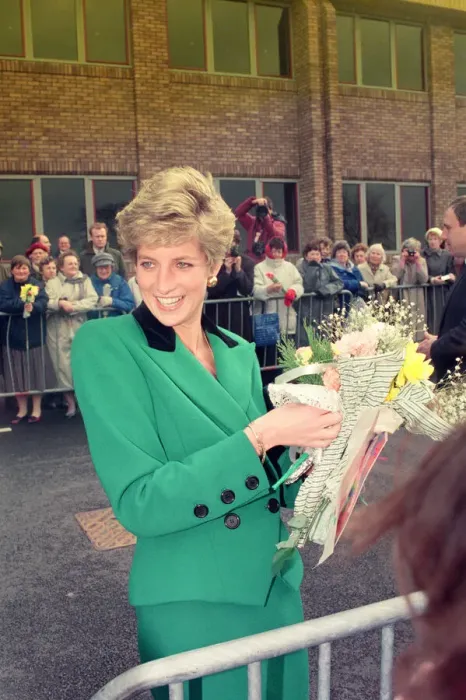 Framed Print : HRH The Princess of Wales, Princess Diana, in Harrogate and Yorkshire today