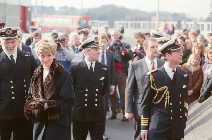 Framed Print : HRH The Princess of Wales, Princess Diana, and HRH Prince Charles, The Prince of Wales