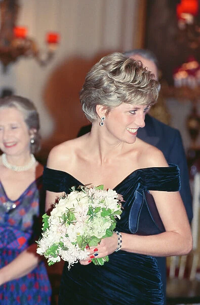 HRH The Princess of Wales, Princess Diana, attends Carnival of the Birds for