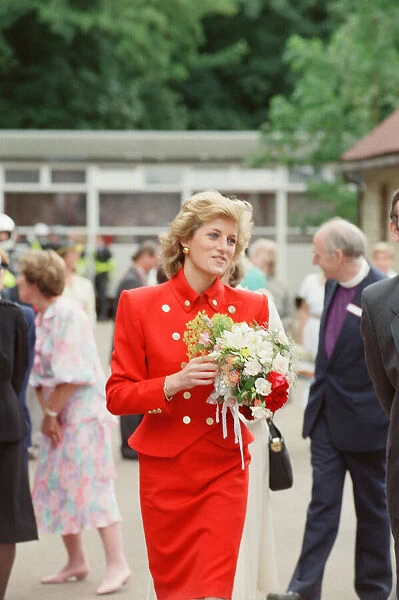 HRH The Princess of Wales, Princess Diana, opens Milton Hospice