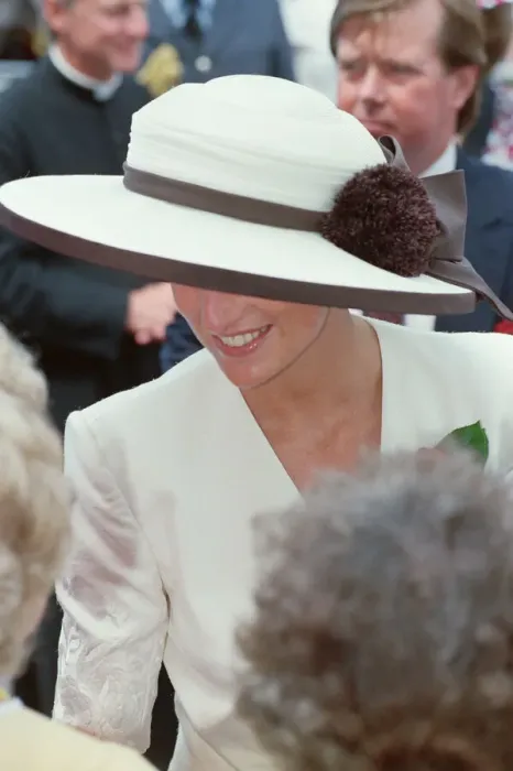 Framed Print : HRH The Princess of Wales, Princess Diana, at Portsmouth for a ceremony celebrating
