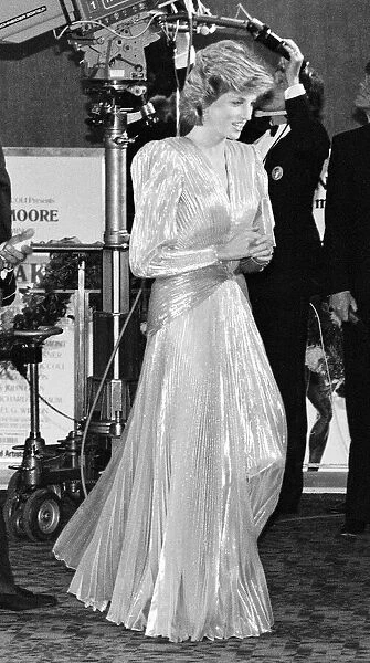 HRH The Princess of Wales, Princess Diana attends The Royal Premiere of the 14th 007