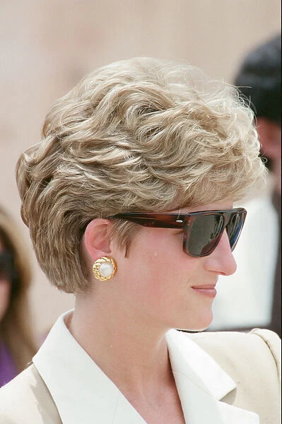 HRH The Princess of Wales, Princess Diana, in Egypt. Pictured during a visit to