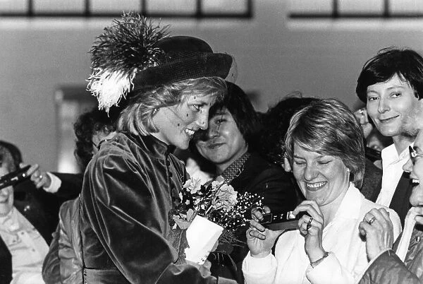 HRH The Princess of Wales, Princess Diana officially opens the Findus Factory in