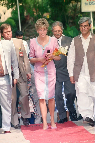 HRH The Princess of Wales, Princess Diana visits Islamabad, Pakistan in September 1991