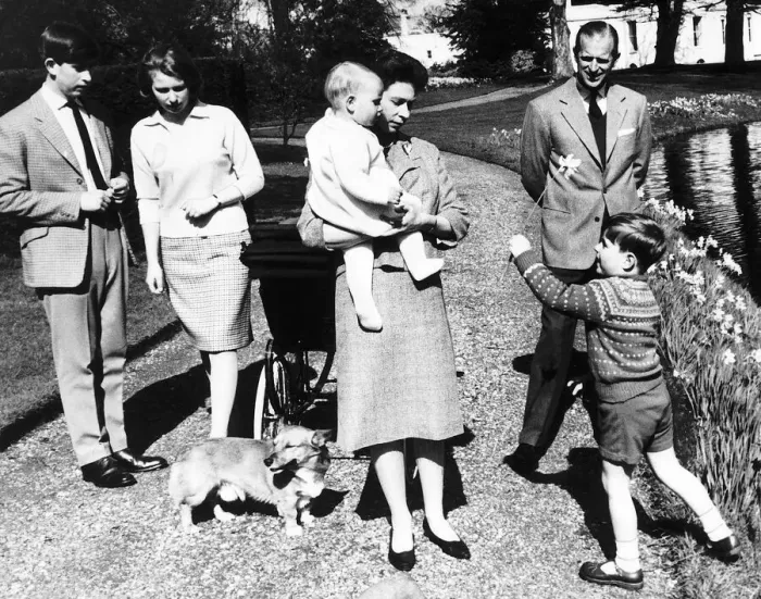 Framed Print : HRH Queen Elizabeth II with Prince Philip, Prince Charles, Prince Andrew Framed Print : HRH Queen Elizabeth II with Prince Philip, Prince Charles, Prince Andrew