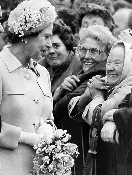 HRH Queen Elizabeth II seen here at the opening of Liverpool