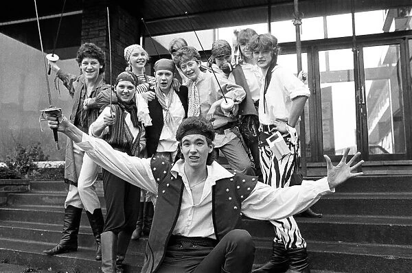 Huddersfield New College production of G&S Pirates of Penzance. 6th December 1985