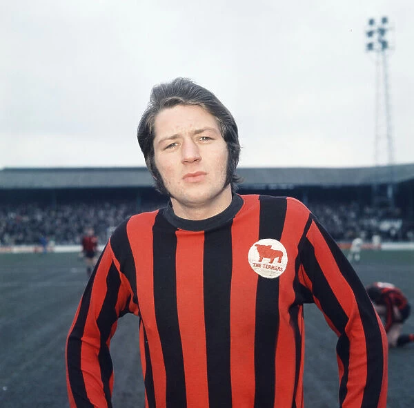 Huddersfield Town footballer Frank Worthington. February 1970