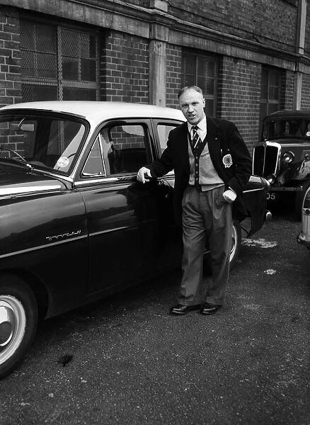 Huddersfield Town manager Bill Shankly arrives at the club