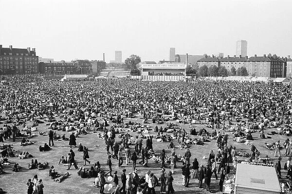 A huge crowd enjoys The Oval Pop Festival, Oval Cricket Ground, South London