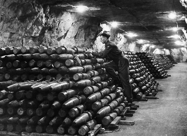Huge underground ammunition depot, Southern Command. (Picture