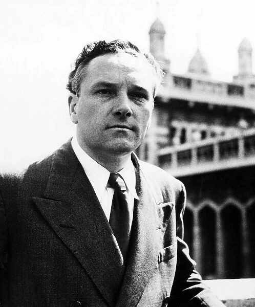 Hugh Cudlipp, Editorial Director of the Daily Mirror Newspaper, pictured 1956
