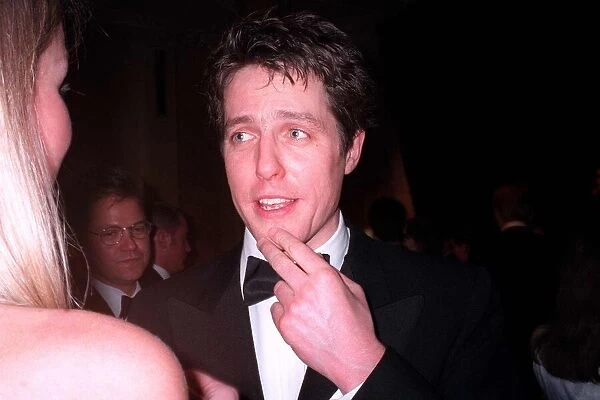 Hugh Grant actor at the film premiere of his new film Extreme Measures in London