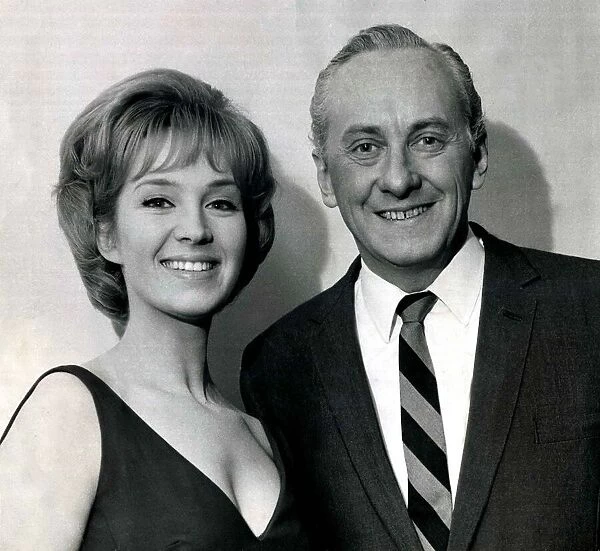 Hughie Green, TV Presenter of Opportunity Knocks -December 1966 Contestant Anita
