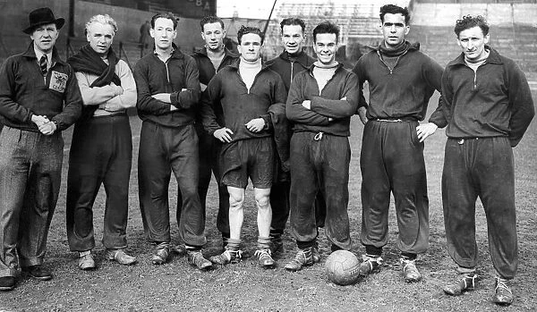 Hull City seen here posing for a group photograph. February 1949