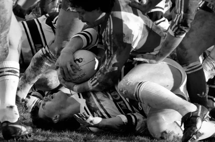 Framed Print : Hull Kingston Rovers v Hull. February 1986. PR-07-017 Framed Print : Hull Kingston Rovers v Hull. February 1986. PR-07-017