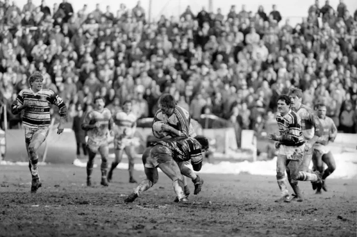 Framed Print : Hull Kingston Rovers v Hull. February 1986. PR-07-023
