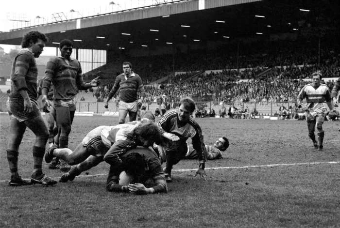Framed Print : Hull Kingston Rovers v Leeds. March 1986 PR-11-044 Framed Print : Hull Kingston Rovers v Leeds. March 1986 PR-11-044