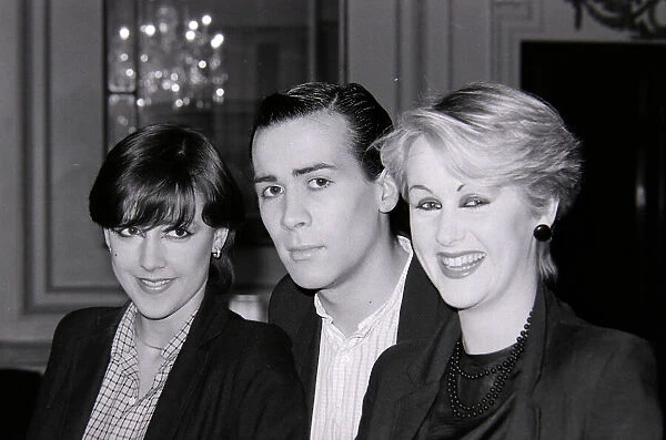 The Human League November 1981 (l-r) Joanne Catherall - Philip Oakey
