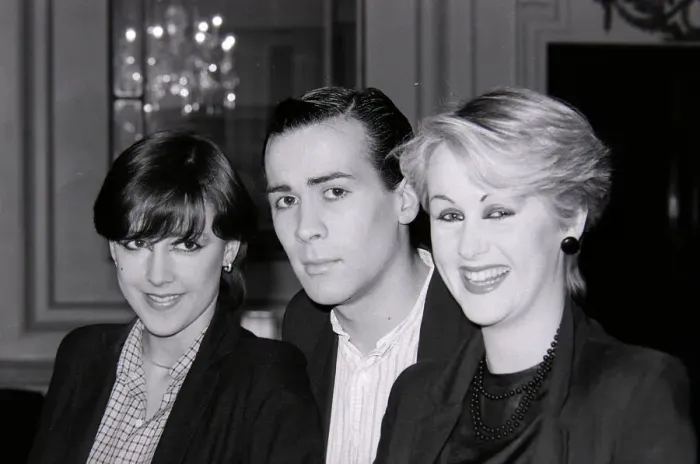 Framed Print : The Human League November 1981 (l-r) Joanne Catherall - Philip Oakey Framed Print : The Human League November 1981 (l-r) Joanne Catherall - Philip Oakey