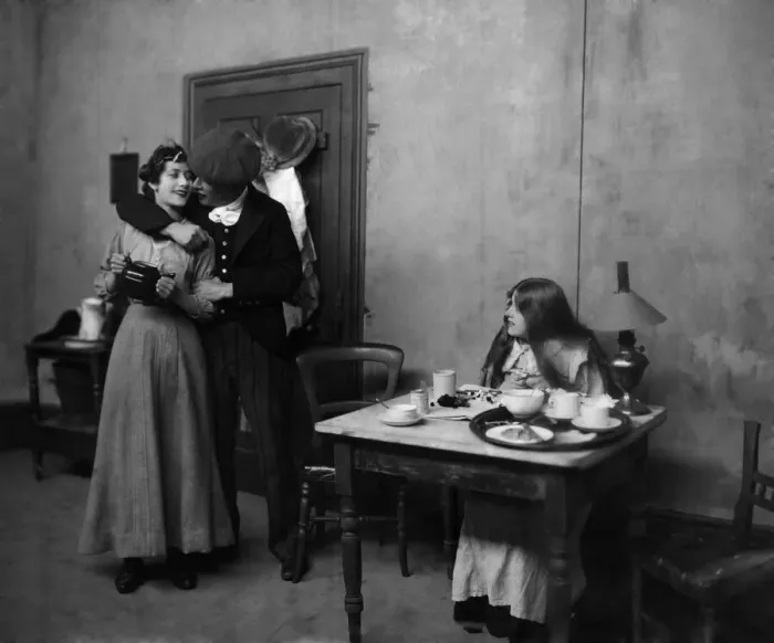 Framed Print : The humpbacked flower maker decides to have her glorious hair shorn and sold Framed Print : The humpbacked flower maker decides to have her glorious hair shorn and sold
