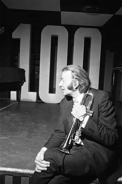 Framed Print : Humphrey Lyttelton Jazz musician seen here at the 100 Club on Oxford Street