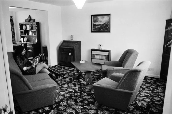 Framed Print : Hunters Hill housing development, Guisborough. 1972 Framed Print : Hunters Hill housing development, Guisborough. 1972