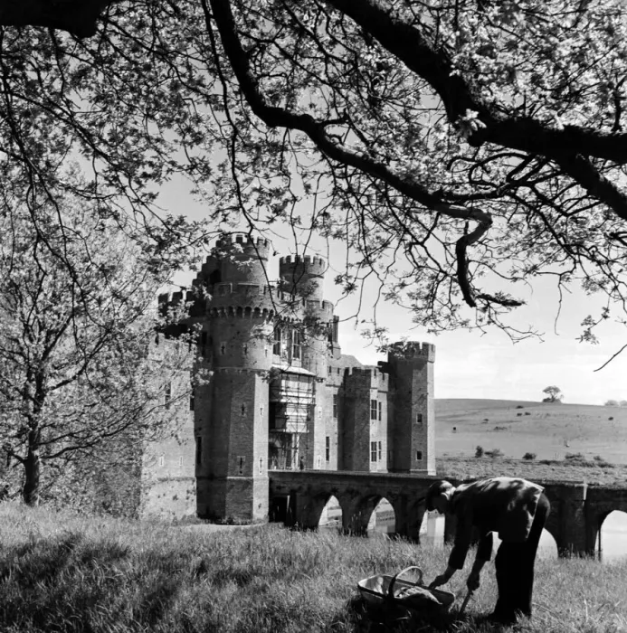 Framed Print : Hurstmonceaux Castle, Sussex. June 1952 C3074
