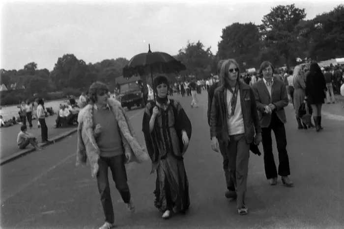 Framed Print : Hyde Park concert 1969 Framed Print : Hyde Park concert 1969