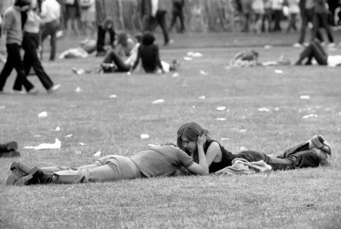 Framed Print : Hyde Park Pop Festival. A couple enjoying the open air and the music as well as each Framed Print : Hyde Park Pop Festival. A couple enjoying the open air and the music as well as each