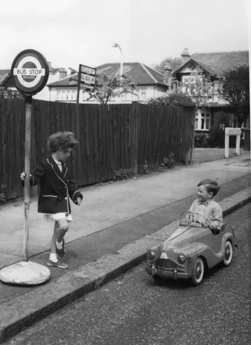 Framed Print : There was I waiting at the bus stop at Mill Hill London, and along he came Framed Print : There was I waiting at the bus stop at Mill Hill London, and along he came