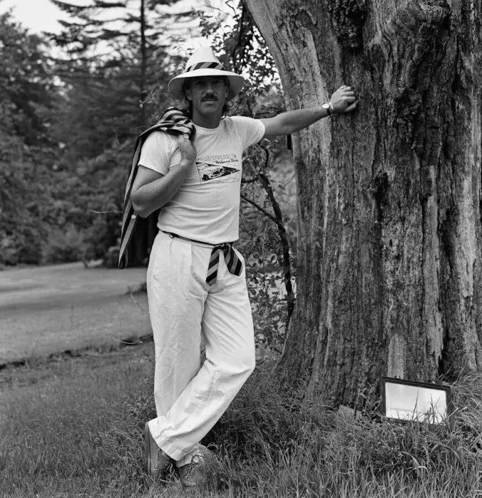 Framed Print : Ian Botham in his new role as fashion model, Birtles Hall, Cheshire. 7th June 1985 Framed Print : Ian Botham in his new role as fashion model, Birtles Hall, Cheshire. 7th June 1985