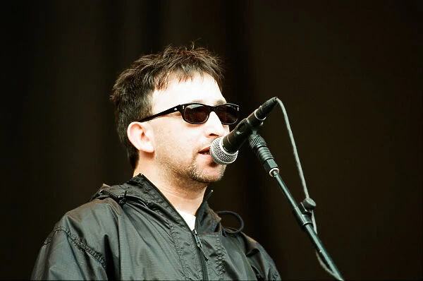Ian Broudie of the Lightning Seeds, support act for The Beautiful South performing live