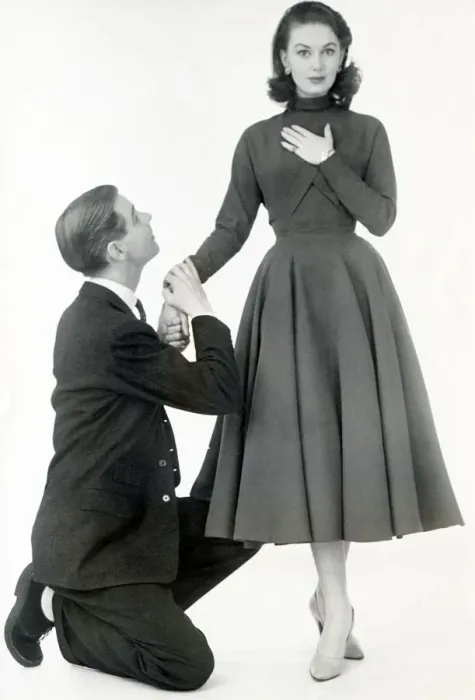 Framed Print : Ian Carmichael and Janette Scott posing the big moment in couples lifes Framed Print : Ian Carmichael and Janette Scott posing the big moment in couples lifes