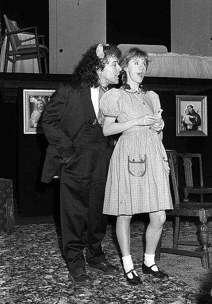 Ian Dury in the play Talk of the Devil at the Palace Theatre, Watford