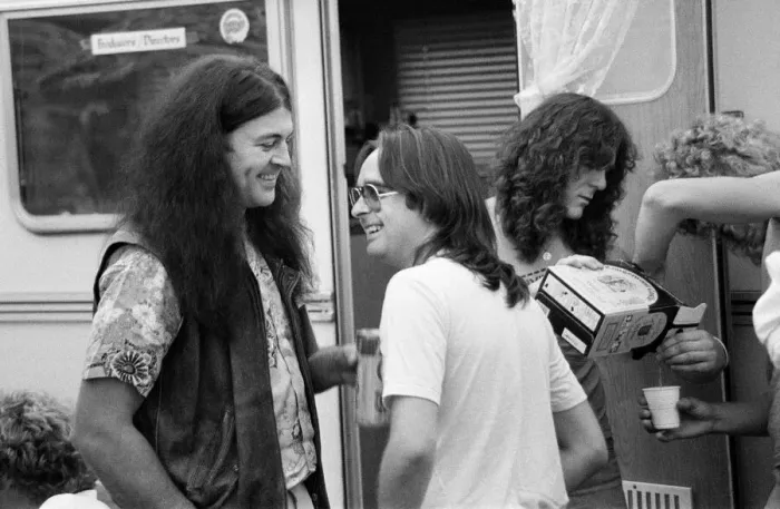 Framed Print : Ian Gillan, new lead singer of heavy metal group Black Sabbath