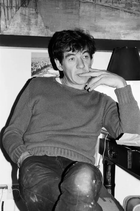 Framed Print : Ian Mckellen, English actor, pictured in his riverside home in East London Framed Print : Ian Mckellen, English actor, pictured in his riverside home in East London