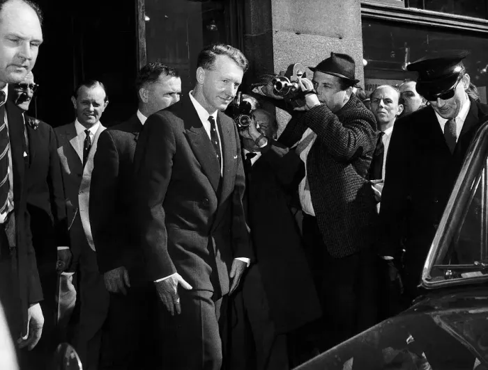 Framed Print : Ian Smith Prime Minister Of Rhodesia arriving at London to have talks with Arthur Framed Print : Ian Smith Prime Minister Of Rhodesia arriving at London to have talks with Arthur
